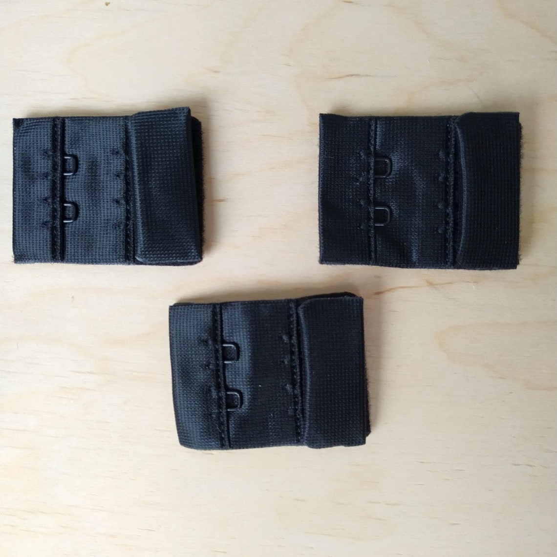 2x2 Black 2 Hook and Eye 2 Rows Bra Closures 1.25 X Etsy