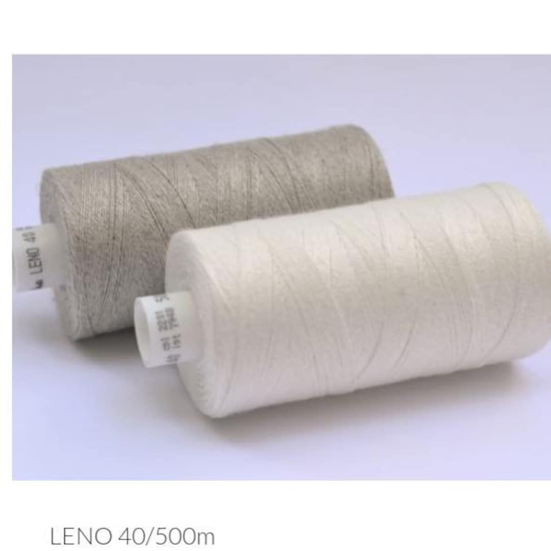 100% thin linen thread spools, 500 m.