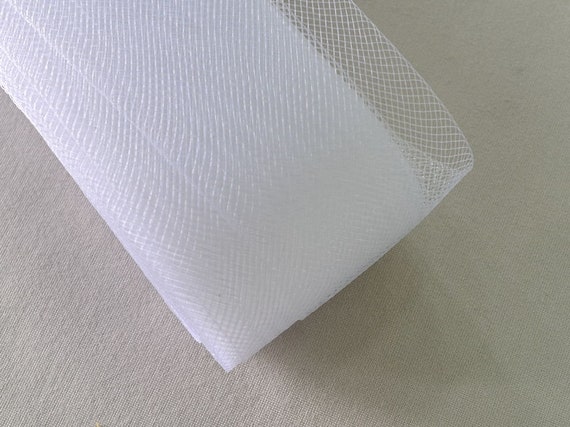 White Polyester Horsehair Trim Braid Hem/Plastic Net for Sewing