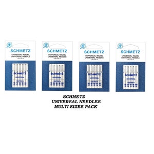 Schmetz Universal sewing machine needles - Multi-sizes pack