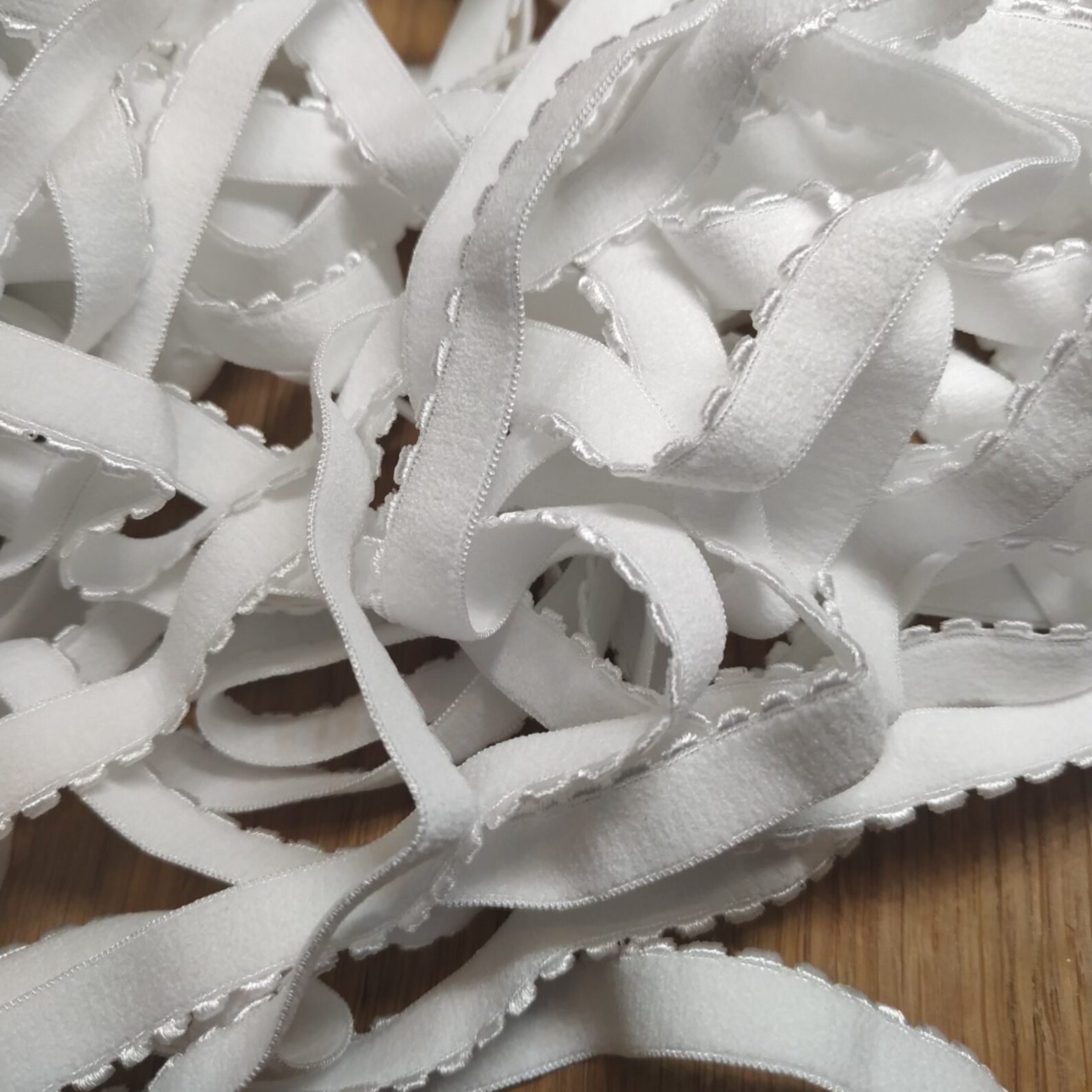 White Picot Elastic 14 Mm or 5/8 Inch Wide Picot Elastic Bra Etsy