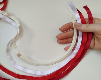 Curved Underwire Casing, Woven Underwire Cover 3/8" (10 mm), Channeling for Bra Making