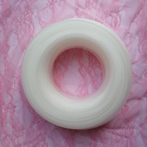 1 o 10 metros de varillas de corsé de plástico blanco transparente de 6 mm de ancho para ballenas imagen 4