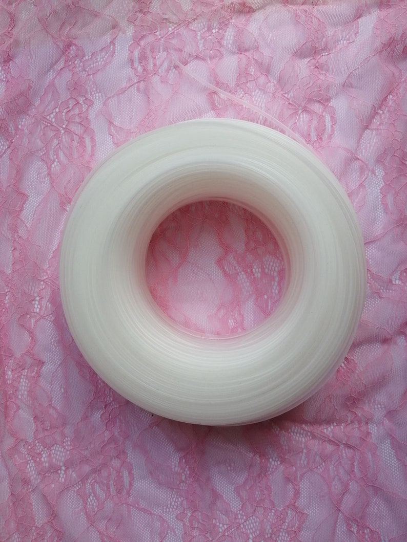 1 o 10 metros de varillas de corsé de plástico blanco transparente de 6 mm de ancho para ballenas imagen 4