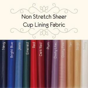 Non stretch sheer bra lining fabric - Marquisette Mesh - Nylon Lingerie Lining Stabilizer