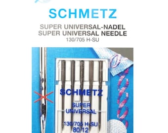 ORIGINAL Schmetz Super Universal sewing machine needles - Mono Sizes