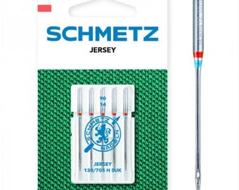 Aiguilles pour machine à coudre Schmetz JERSEY ORIGINAL - Lot de 5