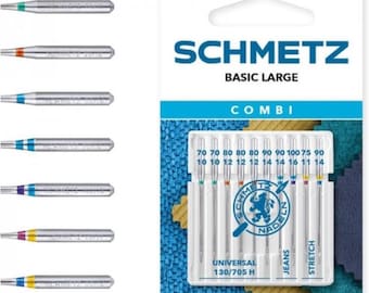 ORIGINAL Schmetz sewing machine needles - Basic Large COMBI Pack