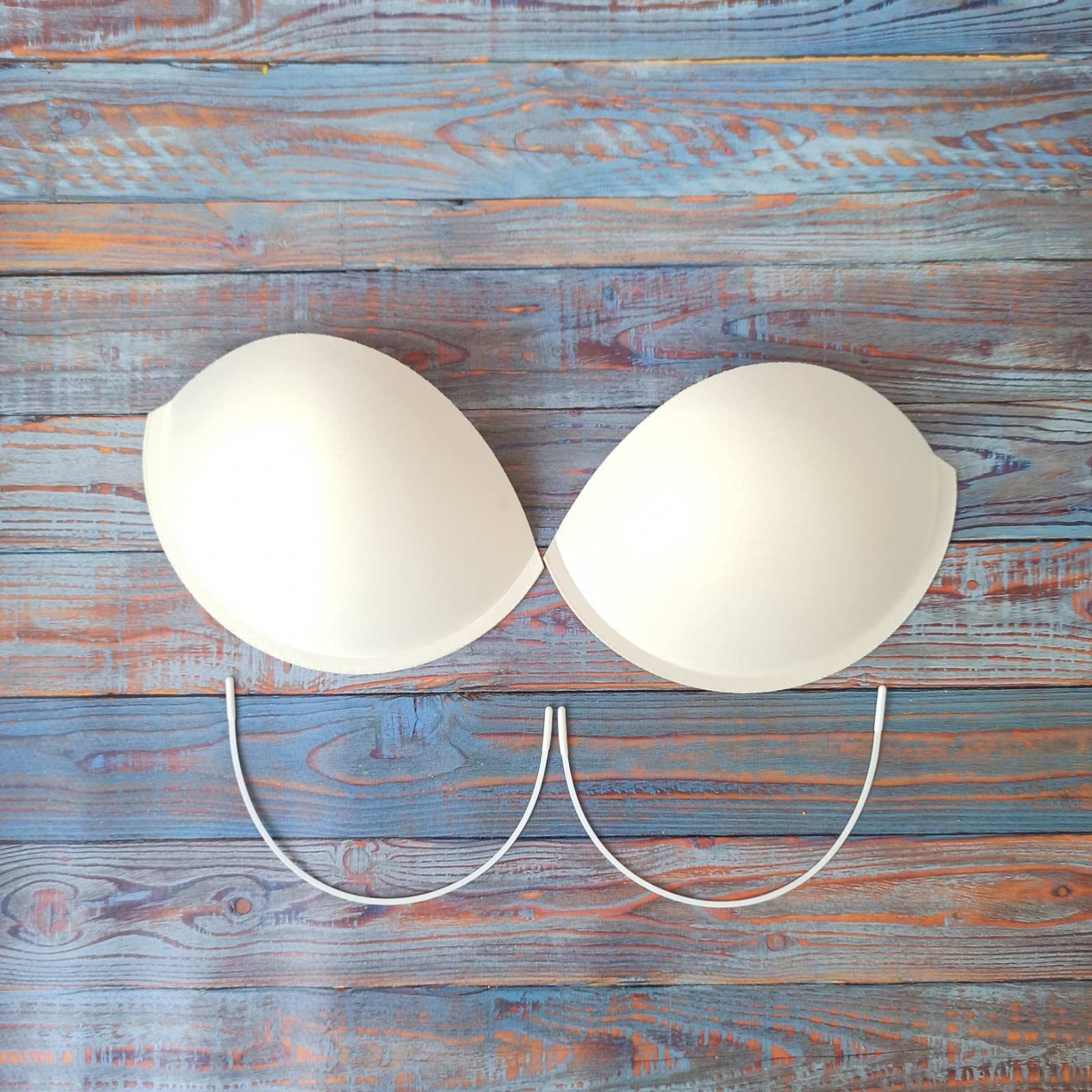 Ivory Sew in BRA CUPS Push up With Corresponding Underwires