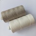 100% Linen Thread Natural and Bleached 500 M Spool - Etsy