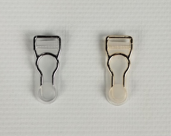 Metal Suspender Garter Clips, Set of 4, Made in EU Metal Suspender Garter Clips, Set of 4, Made in EU