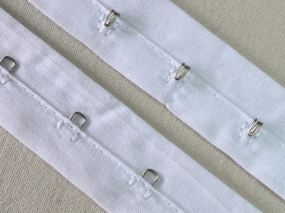 White Hook and Eye Tape Trim, 100% Cotton Fabric, Non-rust, Corset Costume,  Small Silver Metal Hook N Eyes -  Canada
