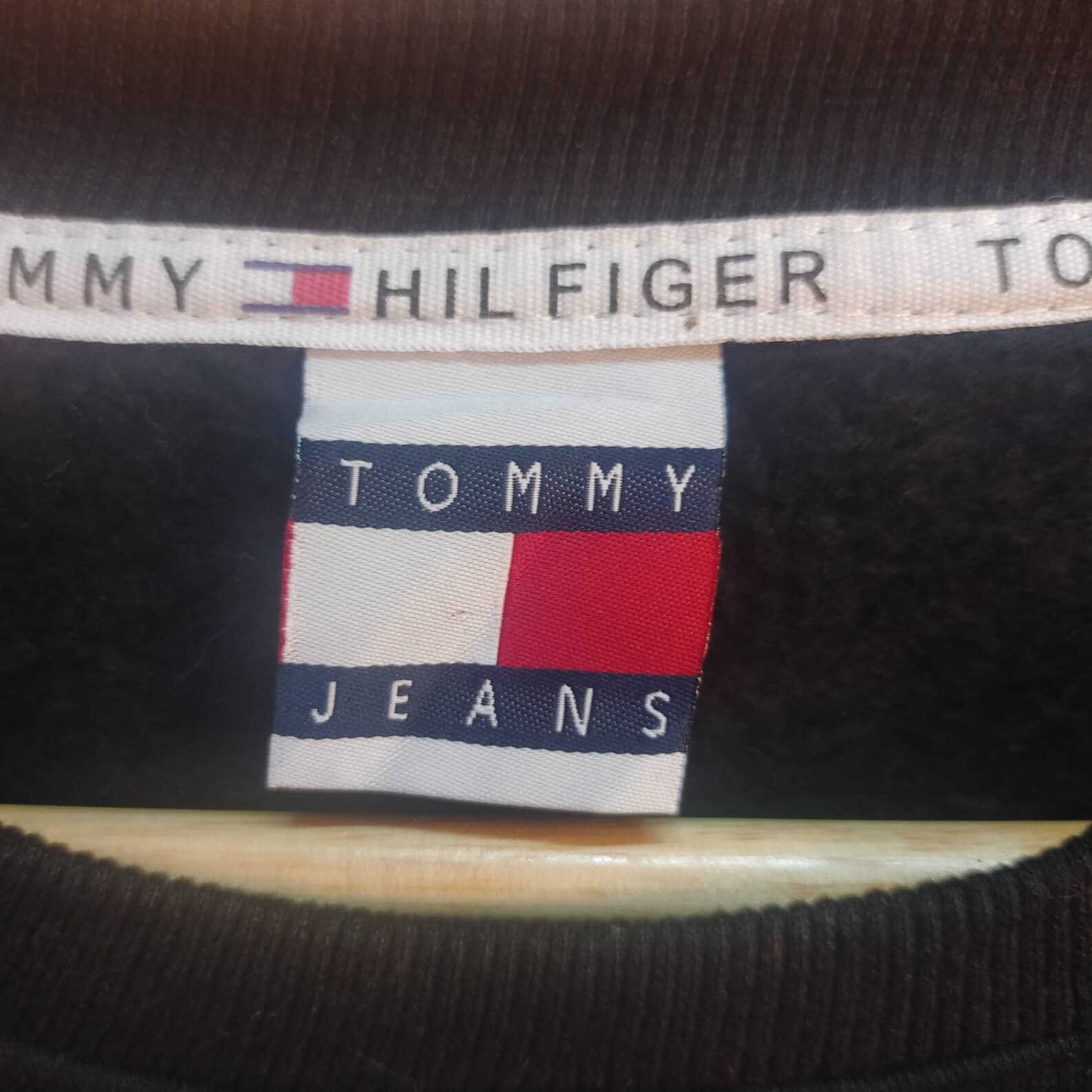 Rare Vintage Tommy hilfiger grand logo sweatshirt Etsy