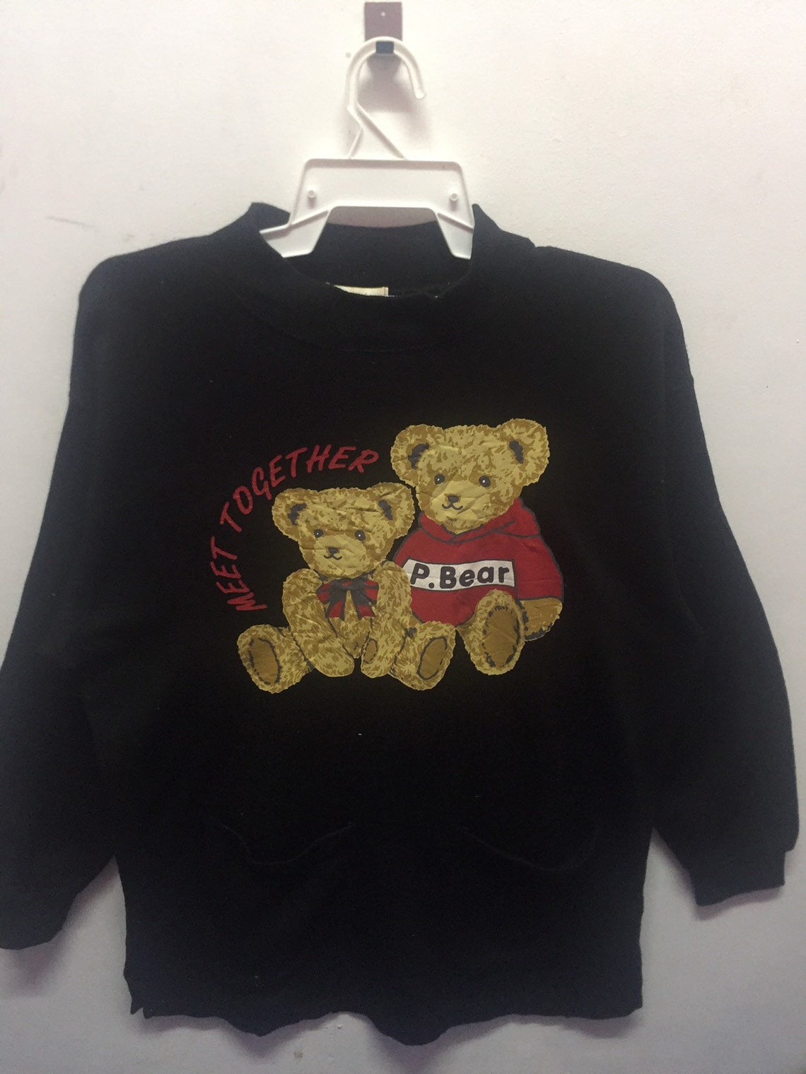 Rare Vintage Polo bear big logo sweatshirt | Etsy