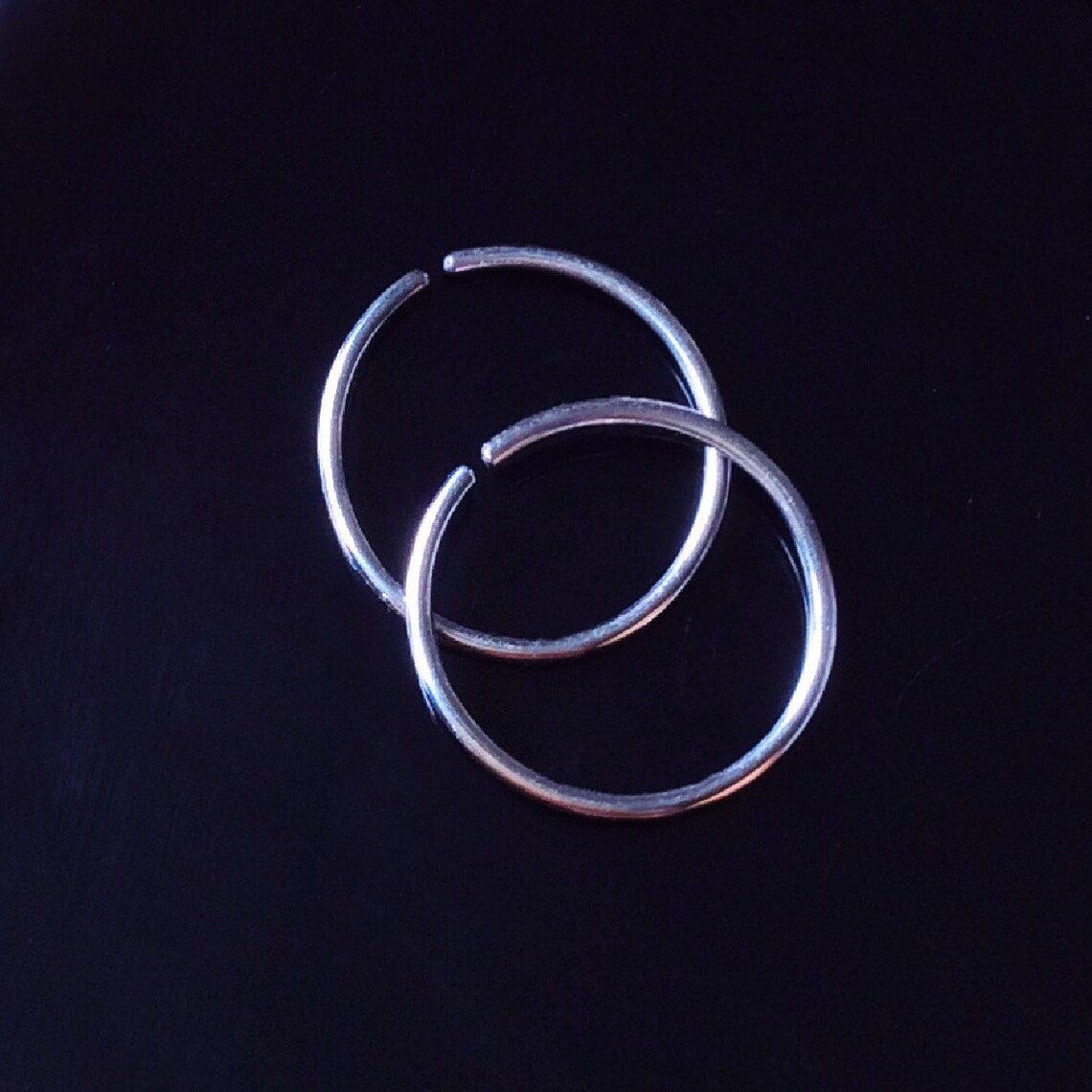 Pure titanium earrings for sensitive ears sleeper endless Etsy