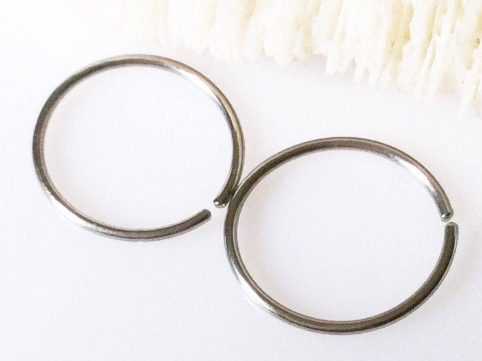 Pure titanium earrings for sensitive ears sleeper endless Etsy