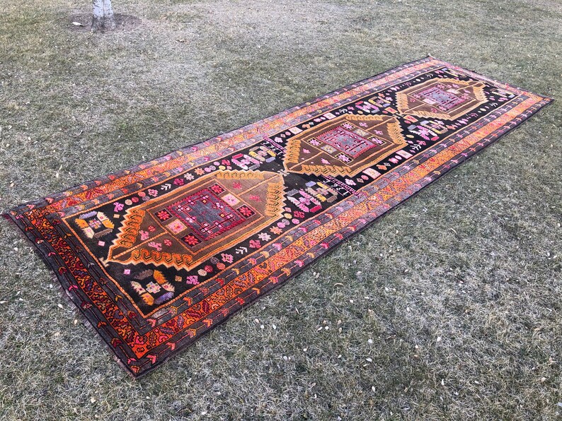 Extra Long Runner Large Vintage Rug Armenian Rug Wide image 0