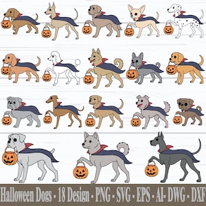 Halloween Dog SVG, Funny Halloween Svg, Pumpkin Dog Svg, Spooky Season Svg, Boo Svg, Layered, Outline, Halloween Clipart, Digital Download