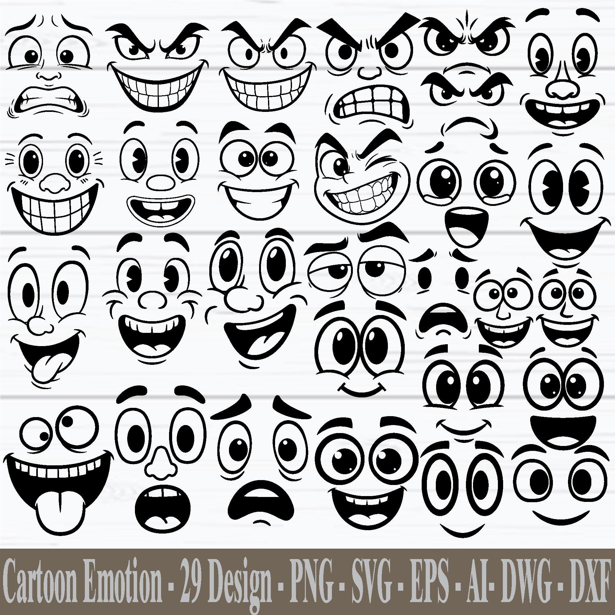 Funny face svg - Etsy België, image size:2001x2001