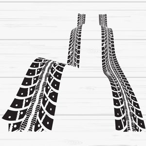 Tire Tracks SVG, Tire Track Patterns, Tire Track Clipart, Tire Marks ...