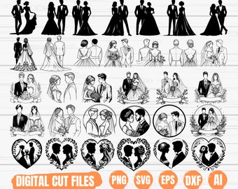 Wedding SVG, Bride and Groom SVG, Couple Monogram SVG, Husband Wife Svg, Mr And Mrs Svg, Engagement svg, Married Couple Svg, Cake Topper Svg