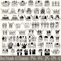 Mega Best Friends Bundle Svg,Best Friends Svg, Best Friends Clipart, Bff Svg, Besties Svg, Friendship Svg, Best Friend Png, Digital Files product logo