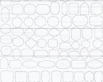 Classic Frame SVG Bundle, Vintage Ornate Frames Svg, Decorative Frame, Label Borders, Labels svg, Invitation Frame, Banner Clipart, svg, dxf