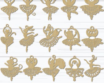 Animal Ballerina SVG Bundle, Cute Nursery Animals Svg, Deer, Fox, Bunny, Cat, Ballet Dancer Svg, Laser Cut Files, Cricut, Digital Download