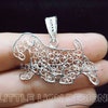 Bedlington Terrier Jewelry In Glossy Oval 14K Gold Or Sterling Silver Bedlington Terrier In - Foto 2