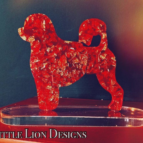 Bijoux portugais pour chien d'eau en argent sterling fait main chien d'eau portugais pendentif personnalisé PWD4-NP - Canada