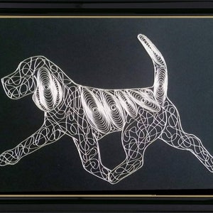 Beagle Bild, Beagle Wandbehang, Beagle Wandbehang, Beagle Wandbehang, Beagle Wohnkultur, kleiner Löwe