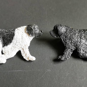 ニューフィー/ランドシーア リアルなブローチ/ペンダント/ショークリップ (犬用ギフト ショードッグ 小さなライオン デザイン)/