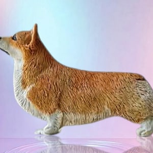 ウェルシュコーギーペンブロークのリアルなブローチ/ペンダント/ショークリップ（犬用ギフトショードッグの小さなライオンデザイン）/