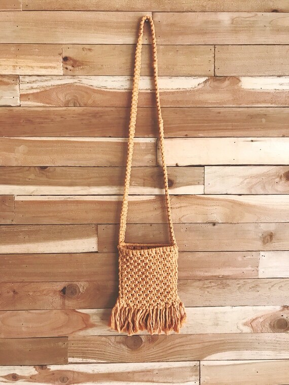 macrame shoulder bag