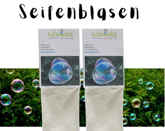 Kidzmedia - 10L Riesenseifenblasen Pulver für 2x5 L Seifenblasenlösung Seifenblasen Flüssigkeit Hochzeit Spiele Kinder