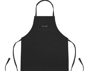 Yes, Chef Embroidered Apron, The Bear, Jeremy Allen White, Unique Gift