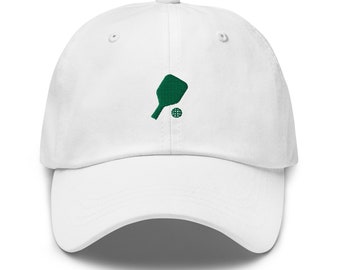 Pickleball Hat, Pickleball Lover Gift, Pickleball Cap, Unisex Dad Hat, Adjustable Baseball hat, Pickleball Player, Unique Gift for Her
