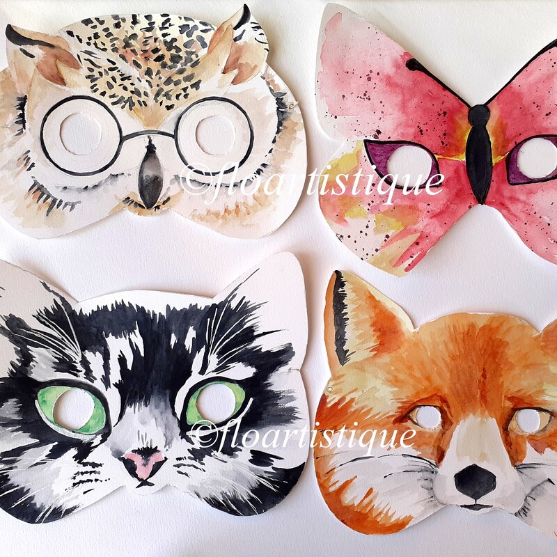 Masque Jetable Licorne Pour Enfants – 16 Masques Confortables Et Ajustables