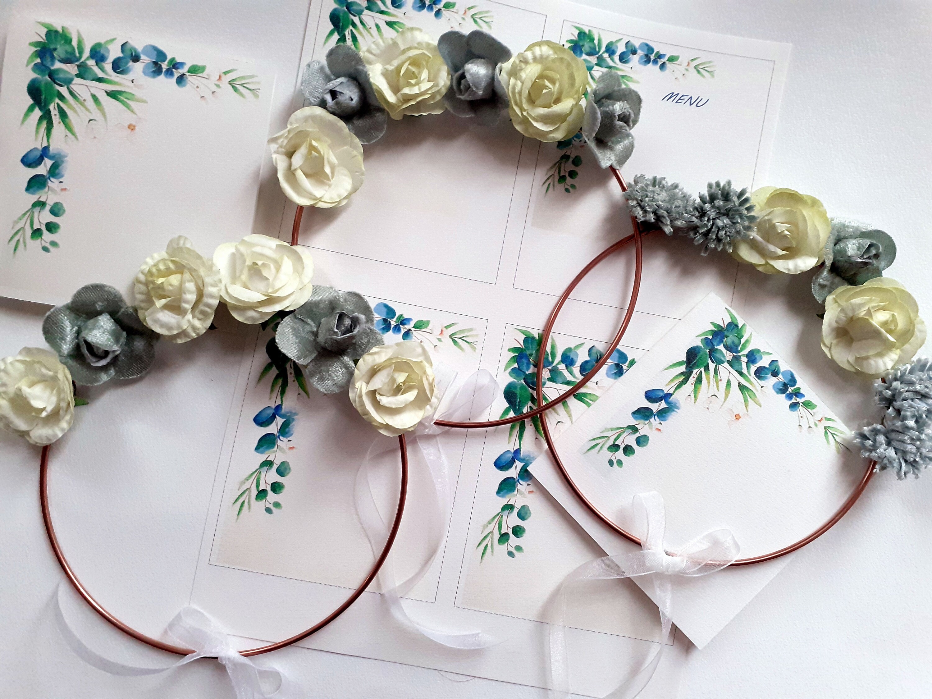 Couronnes Fleurs Pour Décoration Mariage, Baptême