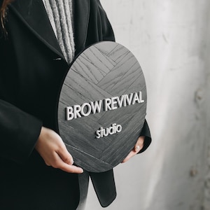 Custom boutique logo sign, hair logo design, custom business sign