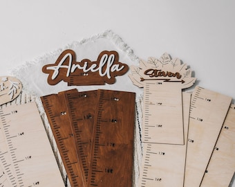 Regla personalizada para el crecimiento infantil: Seguimiento de hitos para la decoración de la habitación infantil