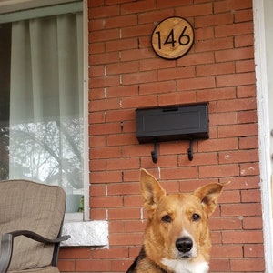 Mailbox sign for brick mailbox, house numbers, house number sign, house warming gift, house decor, house number plaque