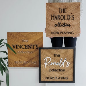 Luxury now playing record stand, Vinyl Record Holder