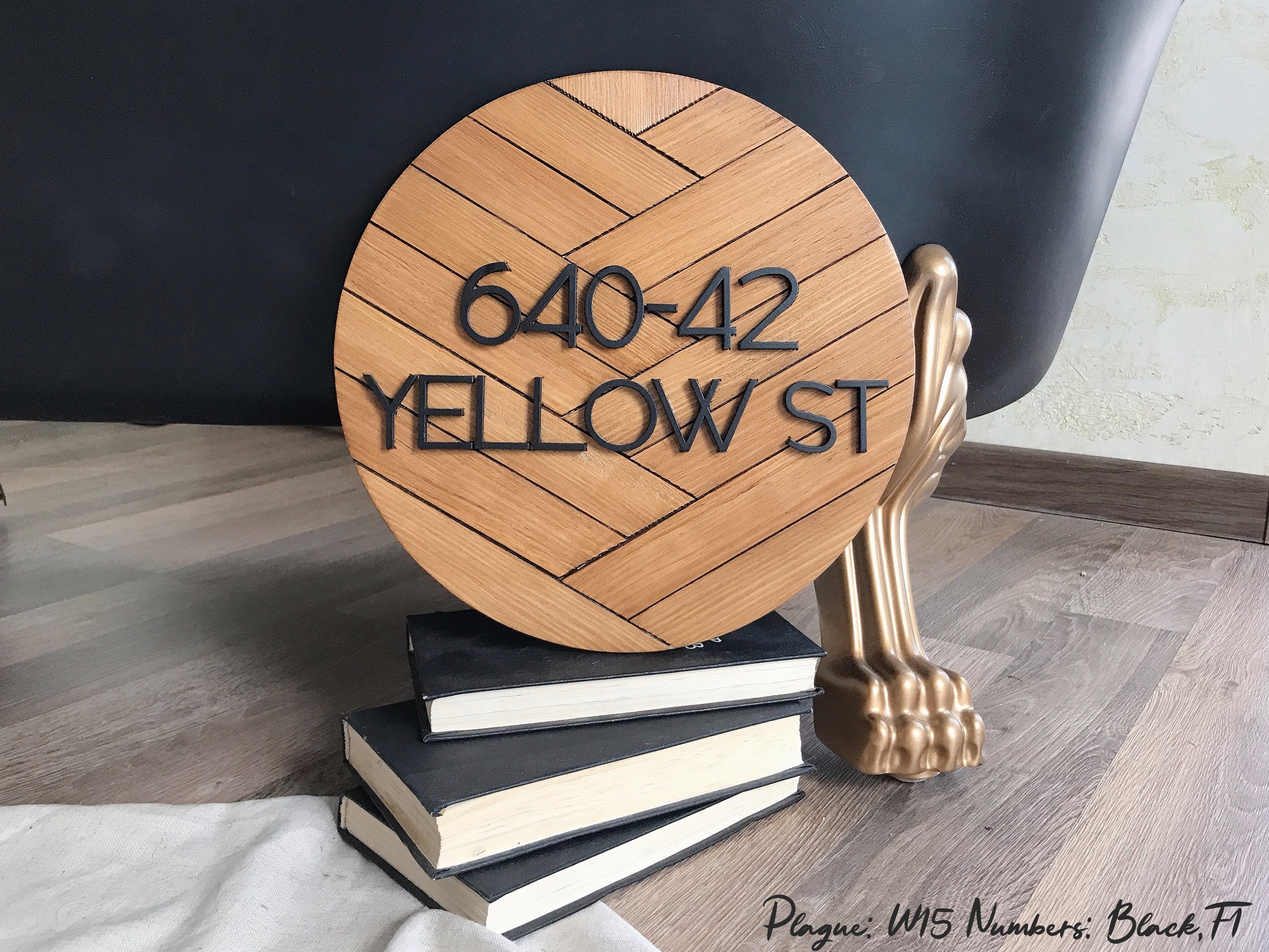 Housewarming Gift New Home Gift Address Sign round house Etsy