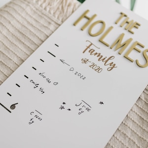 Personalized Wood Growth Chart: 3D Family Height Tracker