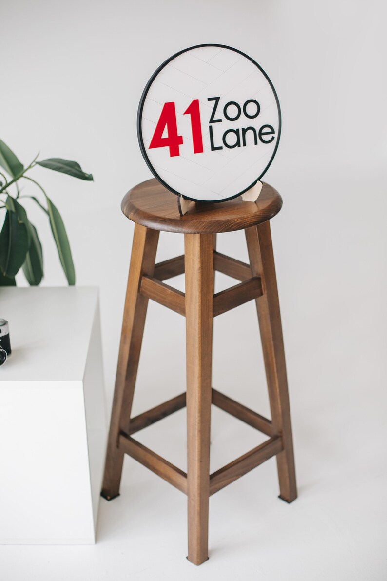 White House Number Plaque House Number Signs Address Plaque Etsy