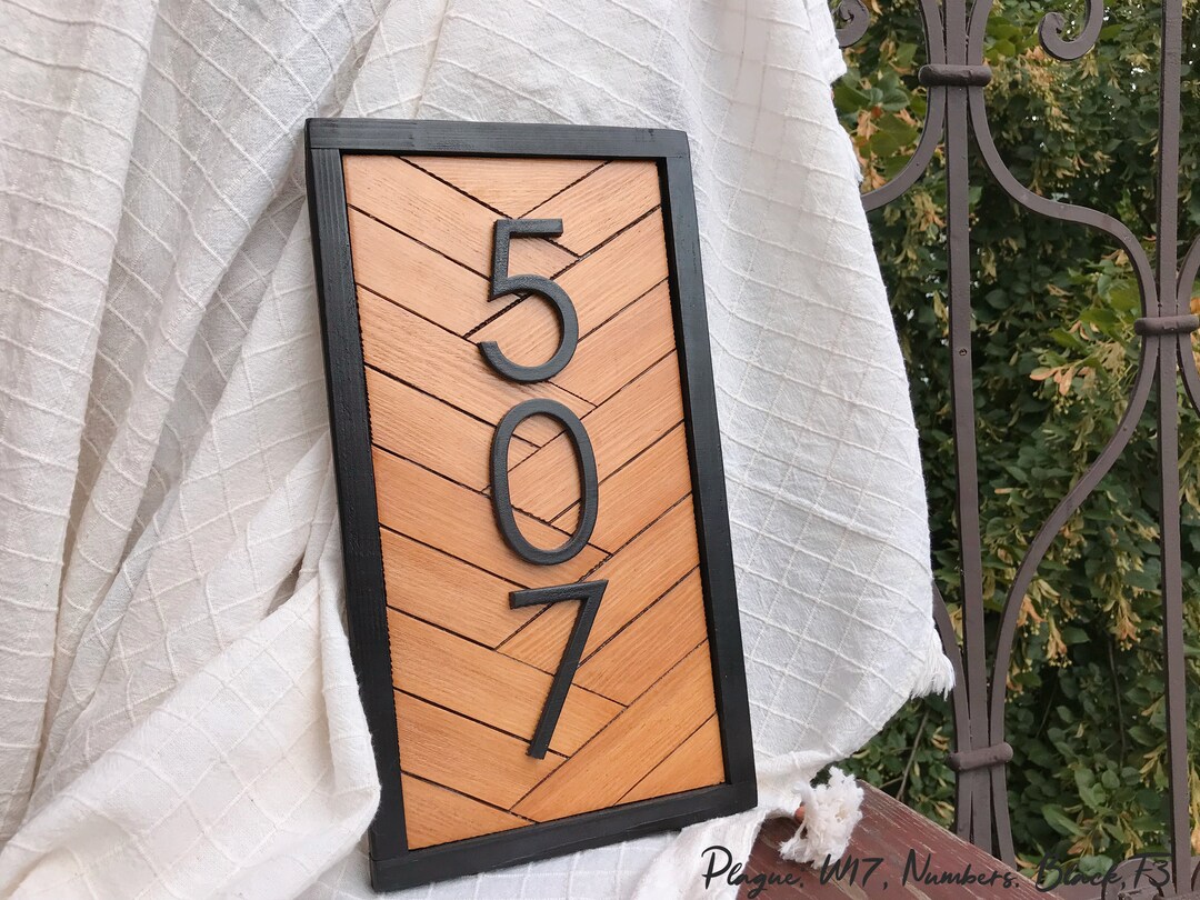 House Sign Framed Vertical Outhouse Sign Horizontal, Square Custom House Signs Wood Different