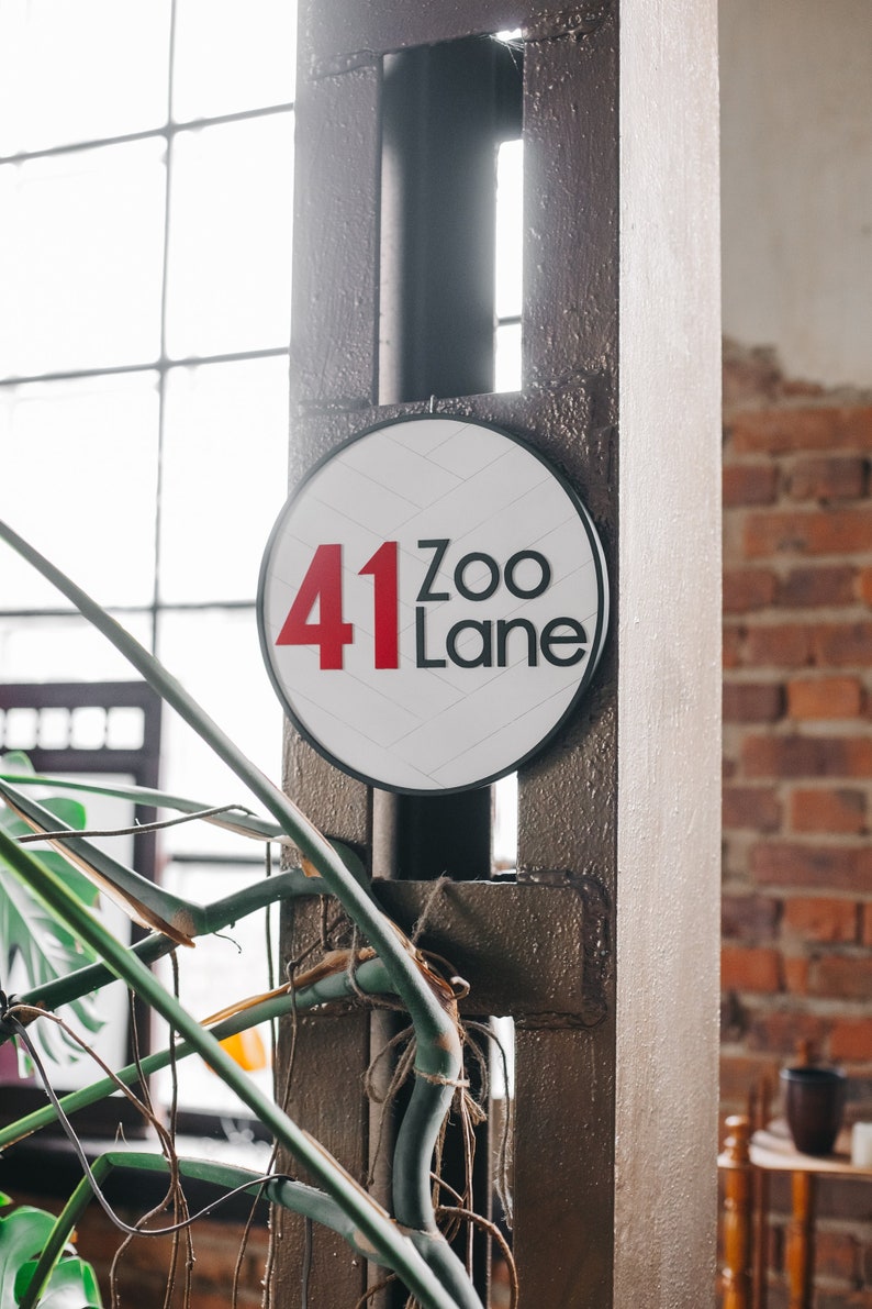 Mailbox Sign for Brick Mailbox House Numbers House Number Etsy