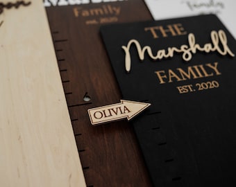 Height Marker Arrows for Growth Chart Ruler Wooden, Set of 20, Growth ...