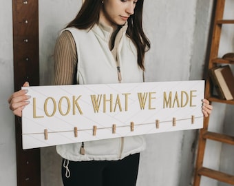 Exhibición de arte de madera 3D "Mira lo que hicimos": Decoración para habitación infantil
